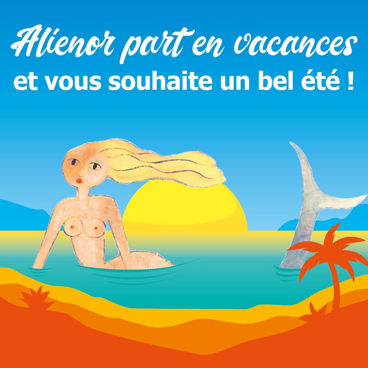 AgenceAlienor's tweet photo. L'Agence Aliénor part se ressourcer du 1er au 15 août
Toute l'équipe vous souhaite un bel été 😊☀️🧘‍♀️🏖 https://t.co/m1wwe1Dsib