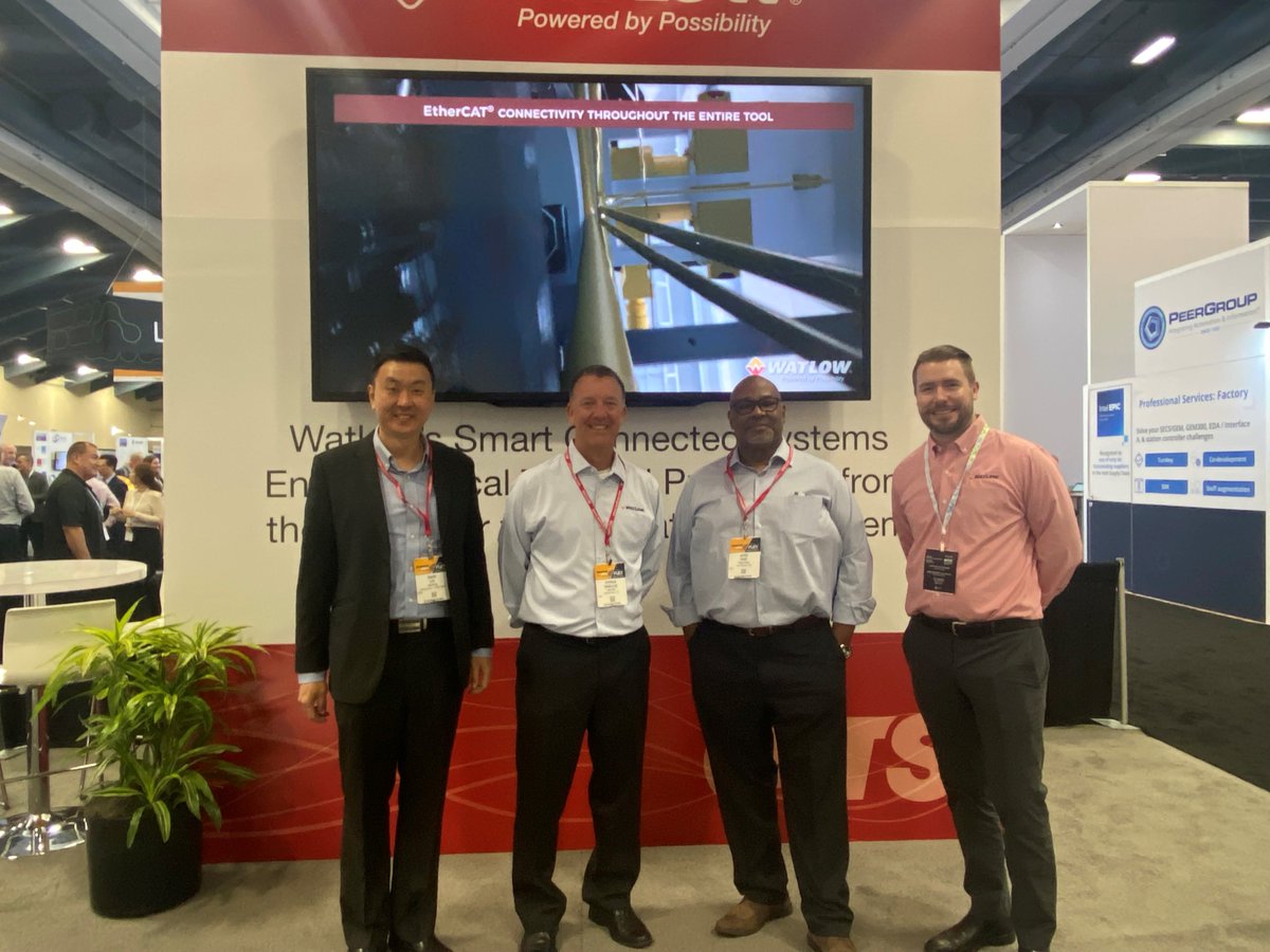 Watlow participated in SEMICON West, a semiconductor market tradeshow that brings together business and technology leaders, researchers, and industry analysts from across the microelectronics supply chain. Team members connected with customers and suppliers at a Watlow booth!
