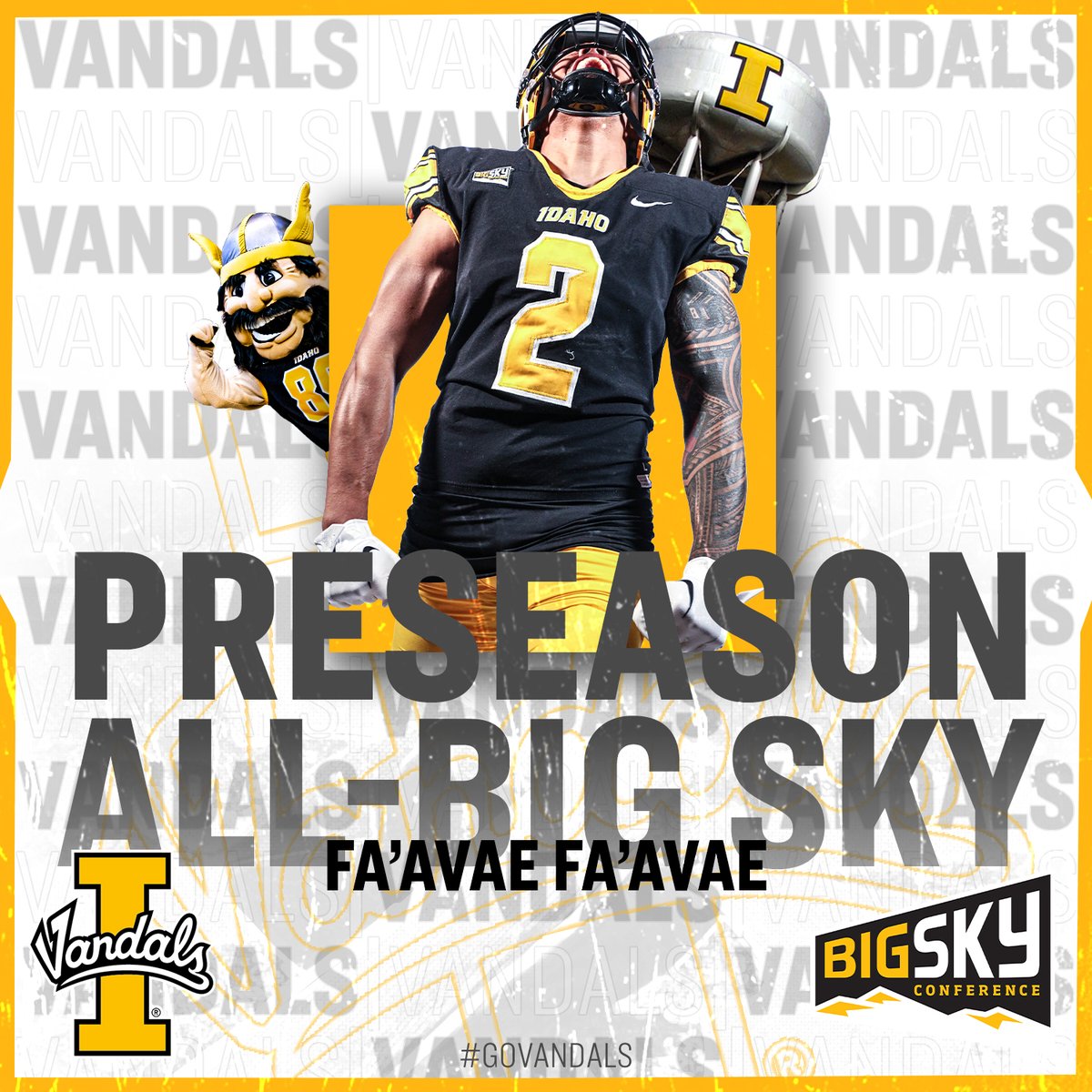 Preseason All-Big Sky is out and we are ready for <a href="/FaavaeFaavae/">2</a> to show out!

#GoVandals