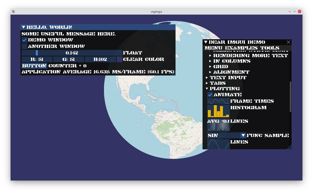RobertOsfield's tweet image. I have added an illustration of setting of the Dear #ImGui font and font size to the #VulkanSceneGraph  vsgimgui example:

github.com/vsg-dev/vsgExa…