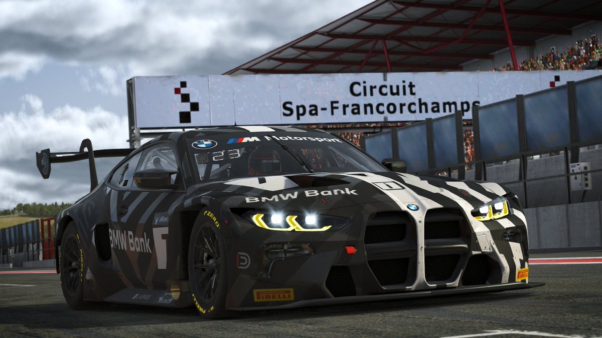 The @iRacing Spa 24H is in the books. After an internet disconnect in qualifying we had to fight our way back from last position and finished 5th in the end. Thanks to my teammates @JKesselhut @RainerTalvar for the hard work. #TeamBMWBank #BMWSIM @BScompetition