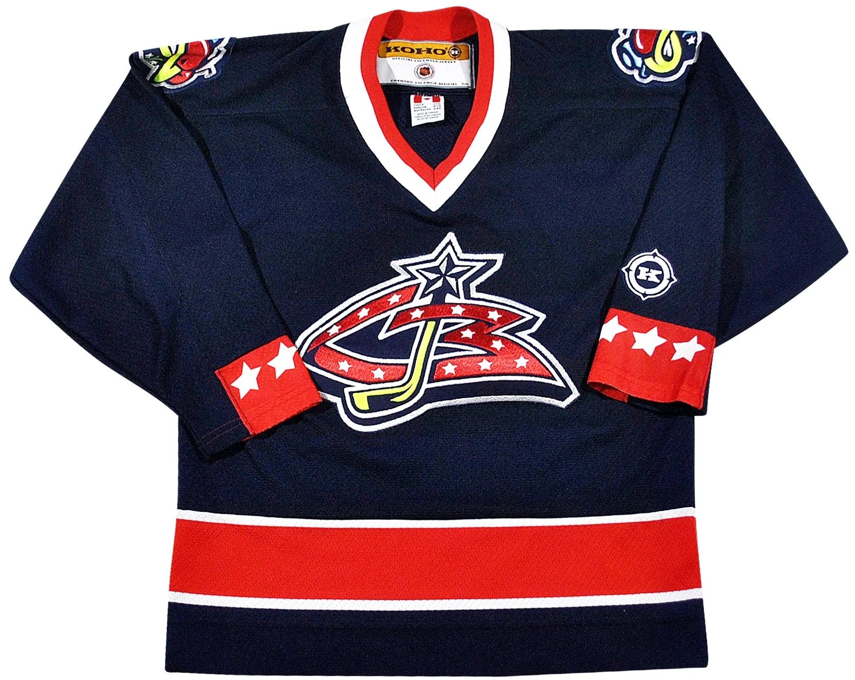 icethetics on X: The #CBJ #ReverseRetro is the latest to leak!  Confirmation of the 2003 era third jersey with black and blue swapped.  Thanks to @capersinodj for the heads up on the