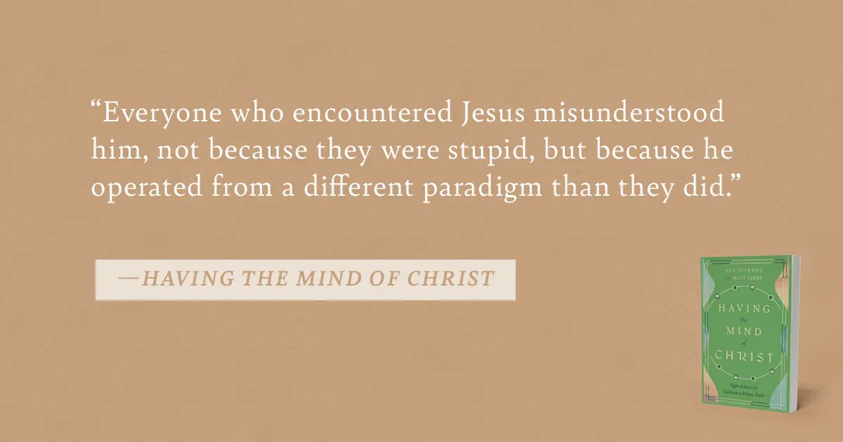 formatio's tweet image. In #HavingtheMindofChrist, @MattTebbe and @BenSternke help reframe the way that we see God, ourselves, and others. By seeing through new lenses, we can open ourselves to the transformational change that God wants for our lives. 

Available now: buff.ly/3c9qGNo
