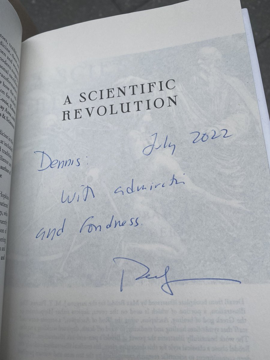 dstrenkPA's tweet photo. A little side quest while in Baltimore for #AAPASummer22. I had the honor of meeting Dr @RalphHruban in person. He took me on a tour and even signed his book for me. What a great experience! https://t.co/V2iqlzi7oS