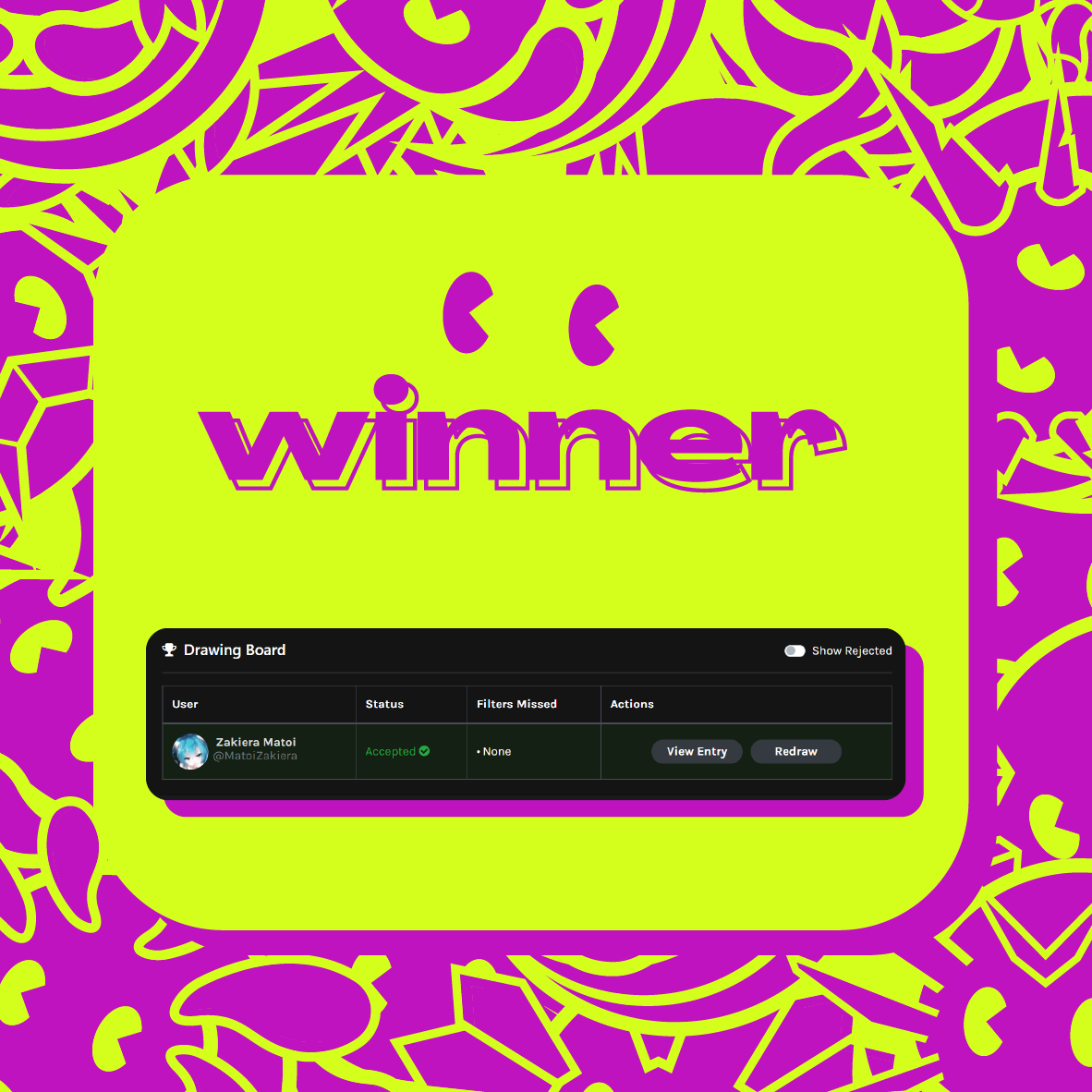 Congratulations @MatoiZakiera you are the winner of the giveaway🎉