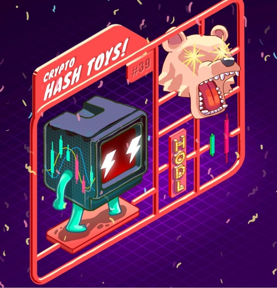 @erdyillustrate This is the classic one from Crypto Hash Toys by <a href="/notjiam/">Notjiam</a>.  It was the first time I won the giveaway. Animated, interactive, cool, all in one piece!