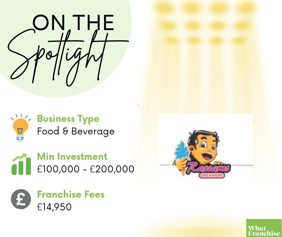 What Franchise (@whatfranchise) on Twitter photo 🍨Are you a budding business owner who wants to run their own #business selling quality #icecream sundaes and offering up the ultimate #dessert experience?
💰 <a href="/Rassams2012/">Rassams creamery</a> might be the right opportunity for you.
Learn more about it here👇
bit.ly/3zmPElN 🍨Are you a budding business owner who wants to run their own #business selling quality #icecream sundaes and offering up the ultimate #dessert experience?
💰 <a href="/Rassams2012/">Rassams creamery</a> might be the right opportunity for you.
Learn more about it here👇
bit.ly/3zmPElN