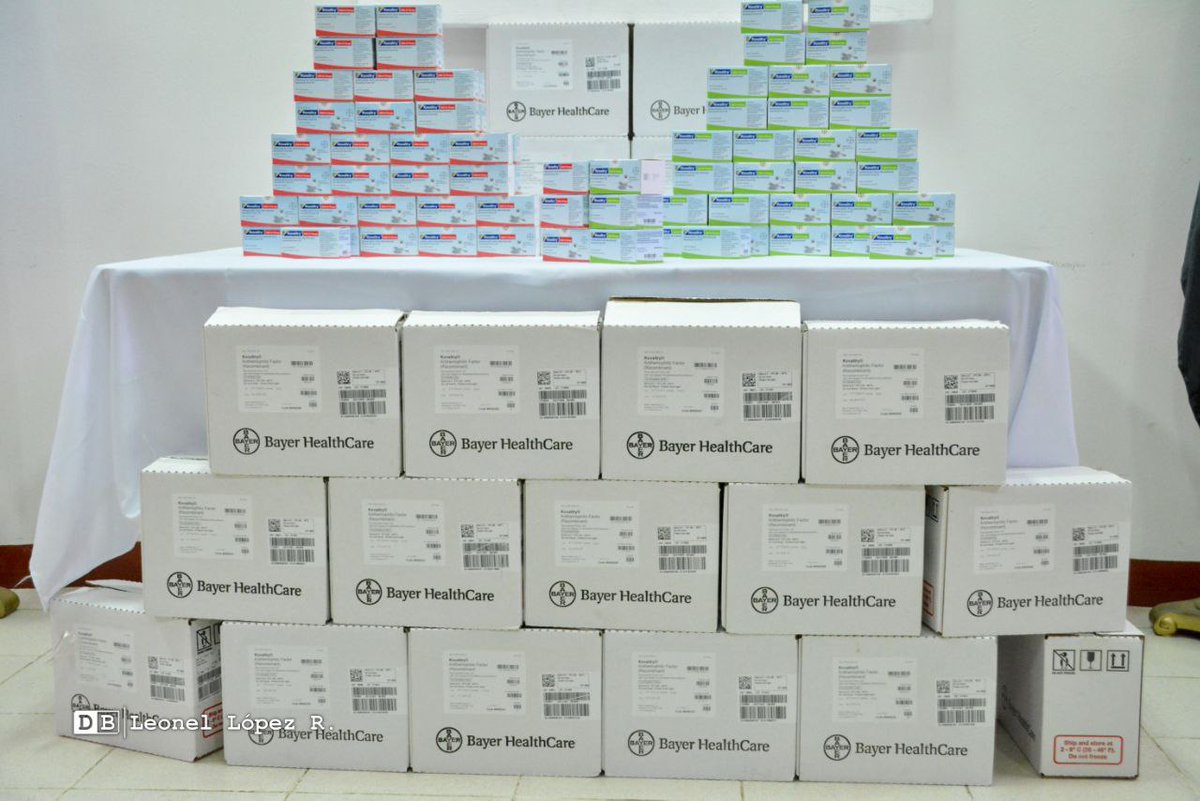 #Nacionales | Banco de Sangre recibe donación de 550 mil unidades de factor VIII para mejorar la calidad de vida de pacientes con hemofilia.