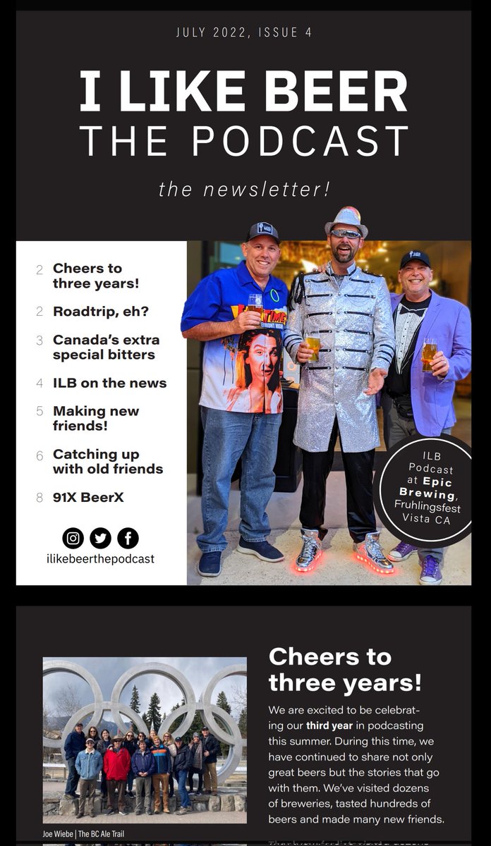 Our Summer Newsletter is out! Sign up at ilikebeerthepodcast.com to check out what we've been doing.
<a href="/EppigBrewing/">Eppig Brewing</a> <a href="/KarlStraussBeer/">Karl Strauss Brewing Company</a> <a href="/southobrewco/">South O Brewing Company</a> <a href="/sdbrewers/">SD Brewers Guild</a> <a href="/SDBeerNews/">San Diego Beer News®</a> <a href="/BrewersTapRoom/">TheBrewersTapRoom</a> <a href="/wolflarsensale/">Wolf Larsen’s Alehouse</a> <a href="/BCAleTrail/">BC Ale Trail</a> <a href="/CulverBeer/">Culver Beer Co.</a> <a href="/phillipsbeer/">Phillips Beer</a> <a href="/coastnewsgroup/">The Coast News Group</a>
#sdbeer #podcast
