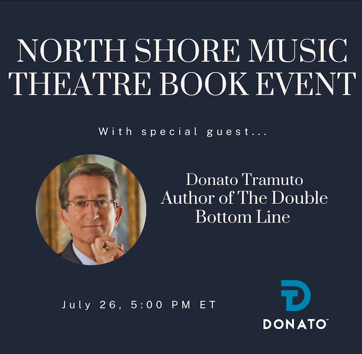 I'd love if you would join me at the North Shore Music Theatre tomorrow night for my special #TheDoubleBottomLine book event. Hurry and RSVP by emailing: kmansfield@nsmt.org

Event starts at 5:00 and will run till 7:00 pm.