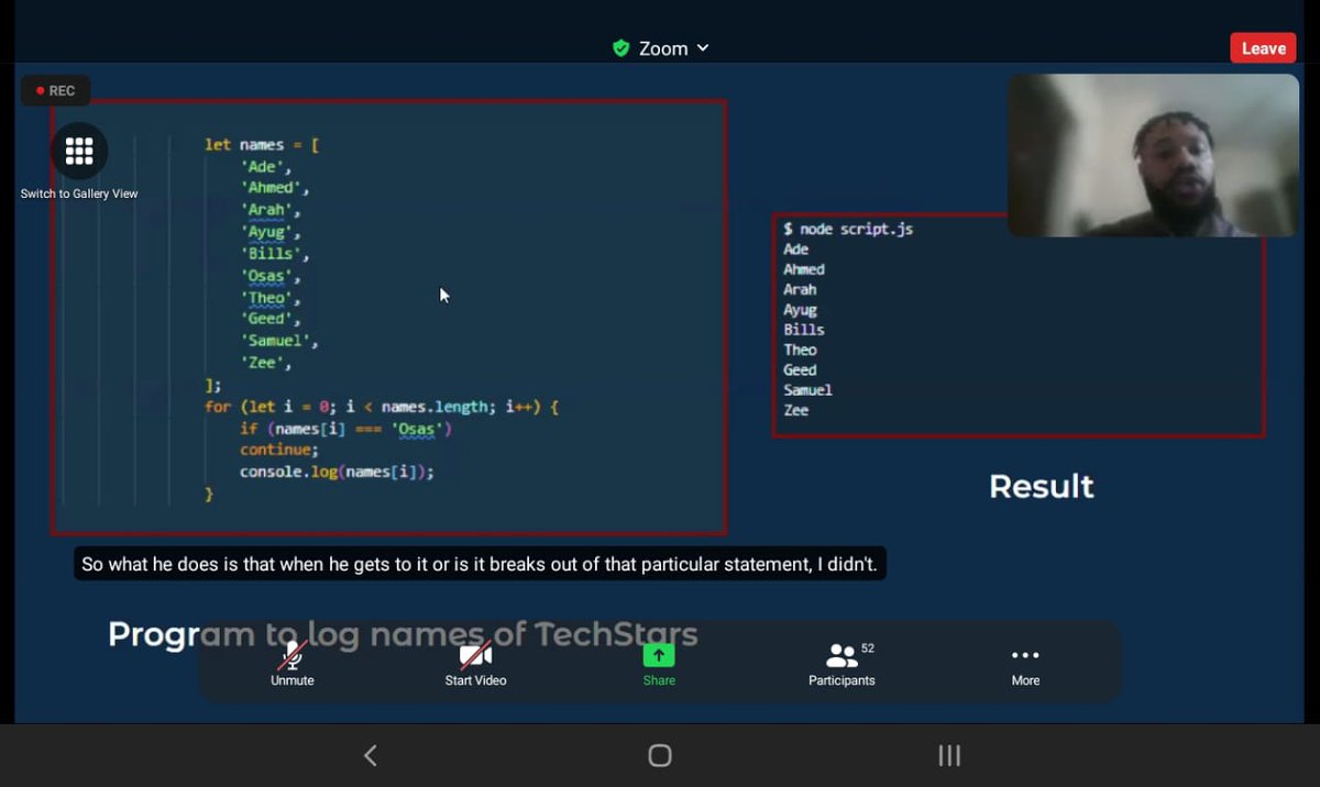 officialgodswil's tweet photo. Bearded Tech Guy 👨‍💻in Action, explaining concepts taught today on loops during the peer learning session @TIIDELab https://t.co/uI9HTSrX0u