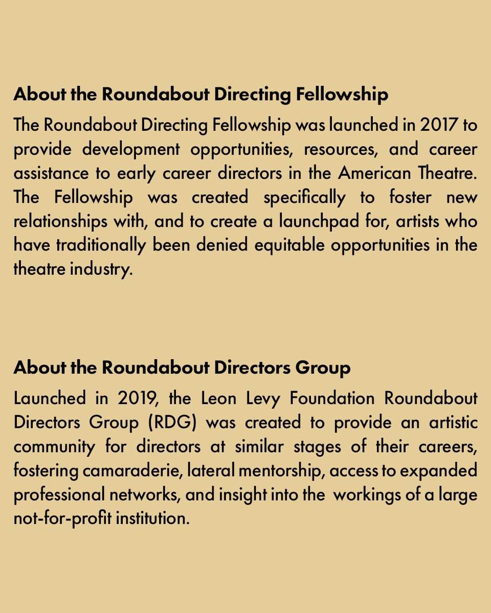 roundaboutnyc's tweet photo. Say hello to our 2022-23 Roundabout Directing Fellow and Roundabout Directors Group cohort!
#roundaboutdirectorsgroup #roundaboutdirectingfellow #welcome https://t.co/df6NykiA7Z