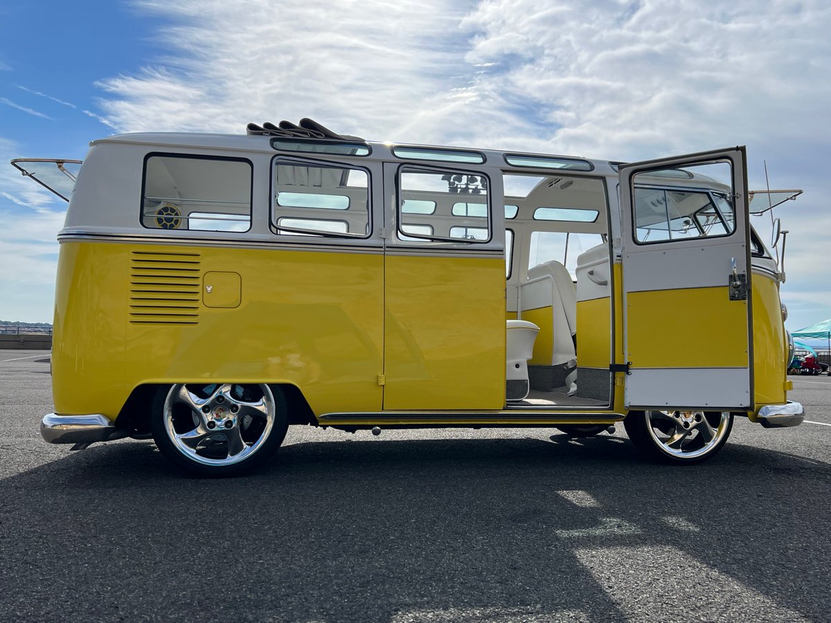 mraible's tweet photo. I'm back from summer vacation today and feeling fantastic! #HefeTheBus won Best of Show, Best Interior, and his class at the Colorado Bug-In yesterday!!
Winning Best of Show at the Bug-In was a bucket list item for me when I bought him way back in 2004. So proud! π₯³ #vwbus https://t.co/Vm4p1KQNcl