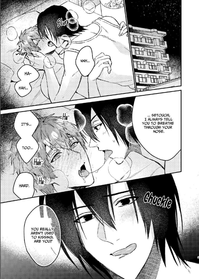 AkaiTranslates's tweet photo. Ouroboros dildos アフターストーリー // Ouroboros Dildos After Story ENGLISH version is out! 
Can be read alone, all SFX are translated!

Author: 大庭
Translator: Akai TL

Purchase link...>https://t.co/3J9IRqmWws

#yaoicouple #DLsite #YaoiMangaOnline #YaoiHentai https://t.co/P6T1VRDb6Q