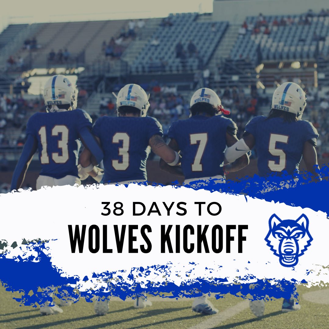 WolvesUpdateUWG's tweet photo. 3️⃣🎱 Days! Go Wolves 🐺 #UWG #WolvesUpdateUWG https://t.co/1ePDmhkkLV