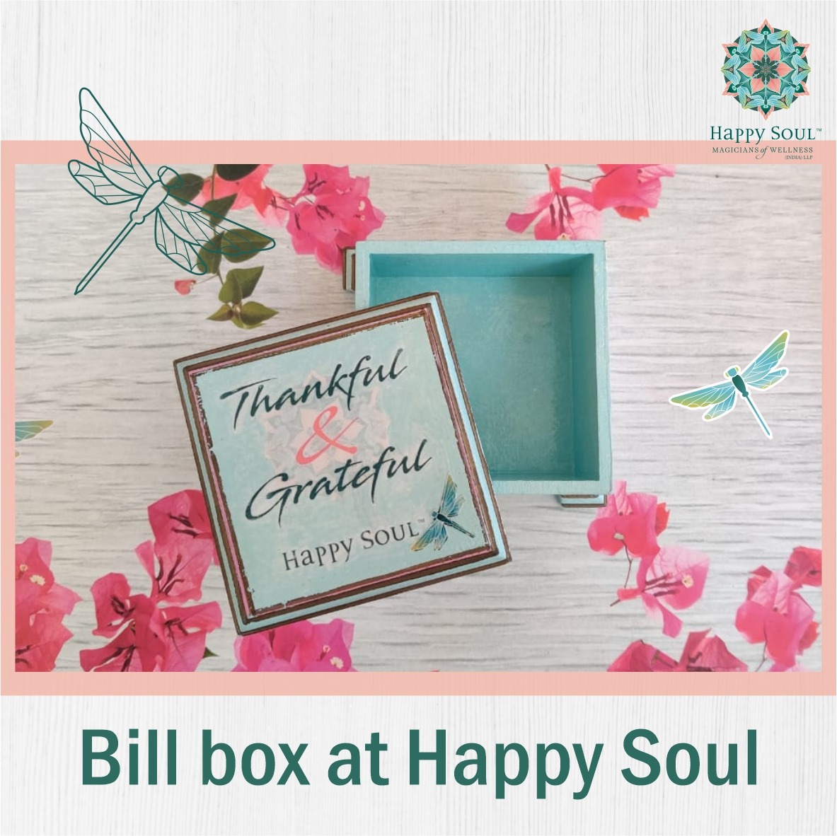 happysoulindia's tweet photo. Our Bill boxes at Happy soul café, Anjuna, Goa have Thankful & Grateful written on them which express gratitude for all the love and support we have been given. @poojabeditweets #gratitude #billbox #cafe #Goa #cafeingoa https://t.co/3KzESAbHx2