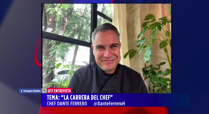 Para ser chef no solo debes tener conocimientos en la cocina, también es importarte dominar aspectos básicos de la gastronomía, la nutrición y la cultura. Dante Ferrero <a href="/DanteFerreroH/">Dante Ferrero H</a>, chef del restaurante Dante Brasa y Fuego, nos habla de ello, en #AlAireQTF.