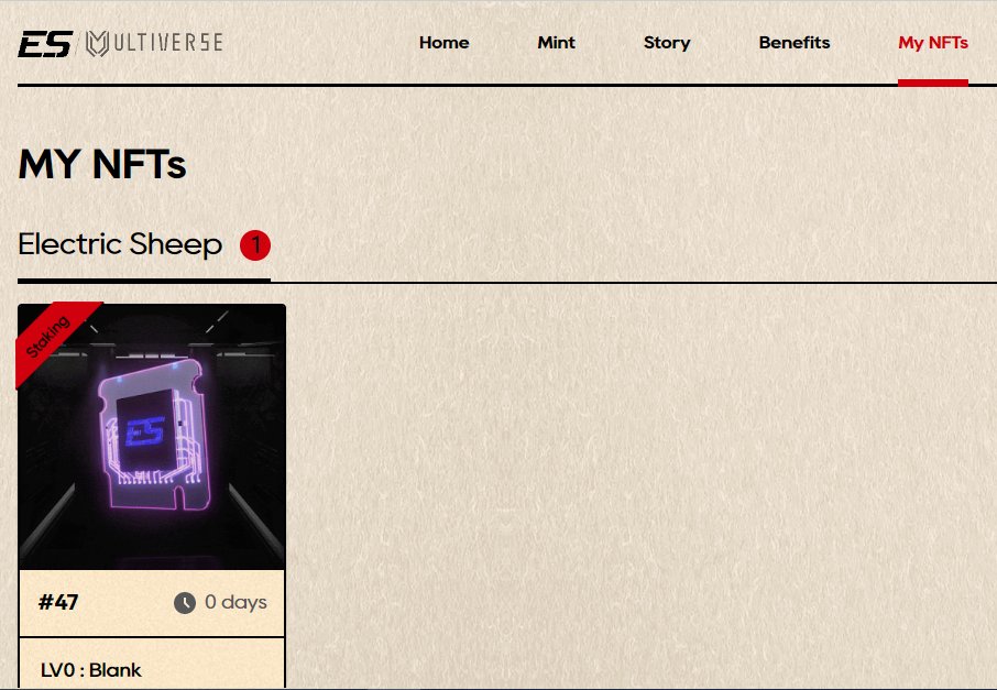 Very excited to be a part of Ultiverse,this is a huge and great project that i have been joined
I hope it's the specific weapon, love to play it.
<a href="/UltiverseDAO/">Ultiverse</a>
<a href="/0xElectricsheep/">Electric Sheep NFT</a>
#iruntheultiverse