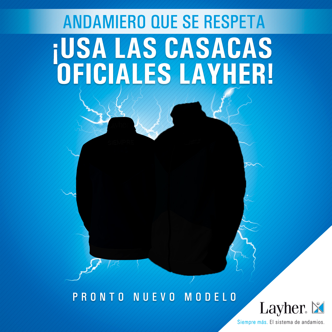 LayherPeru's tweet photo. ¡Atención, #AndamieroQueSeRespeta!
#MUYPRONTO Nuevos modelos de nuestras #CasacasOficiales en LayherShop ¡Atento a nuestras redes sociales! #LayherPeru https://t.co/N6cnL2kHKd