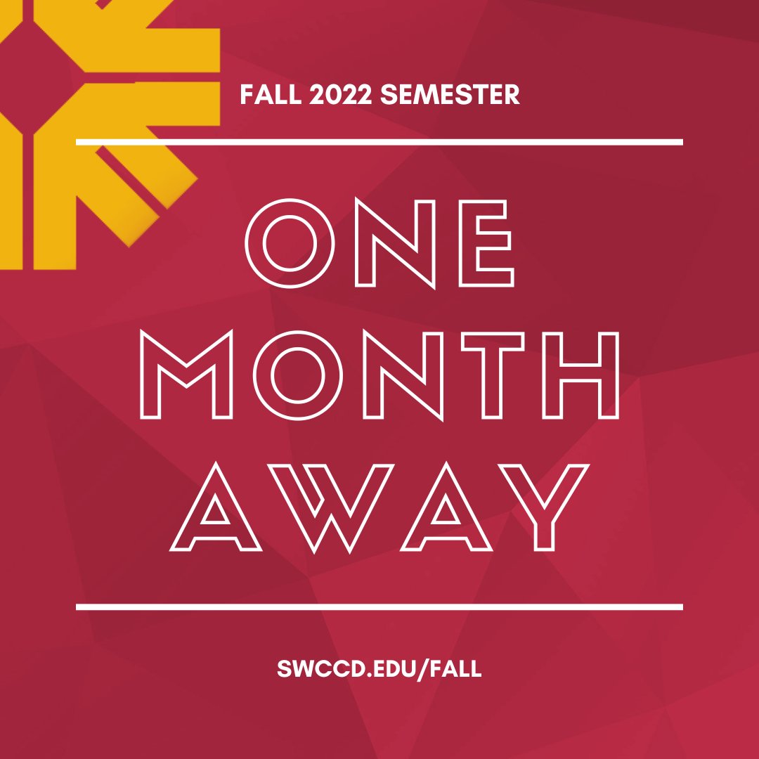 Southwestern College on Twitter "The fall semester is just one month