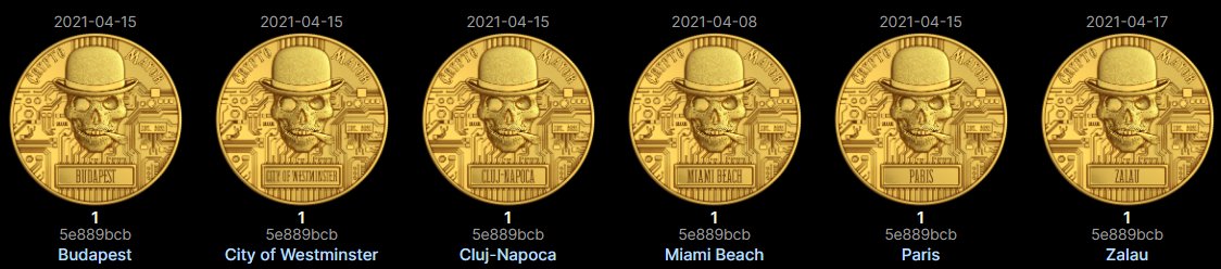 What was the first project/artist you ever minted? Mine was <a href="/cryptomayorNFT/">cryptomayor</a> in April last year. I'm still the mayor of some pretty cool places! 
#Cardano💪 #CNFTs #CNFT