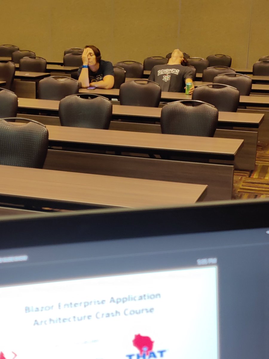 Paul Schroeder (@paulbschroeder) on Twitter photo Practicing my exhilarating presentation for #ThatConference with <a href="/RTSchroeder/">Robin Schroeder</a>!  Wish you were here <a href="/probablyrealrob/">Rob Hedgpeth</a>! 😁 #Blazor Practicing my exhilarating presentation for #ThatConference with <a href="/RTSchroeder/">Robin Schroeder</a>!  Wish you were here <a href="/probablyrealrob/">Rob Hedgpeth</a>! 😁 #Blazor