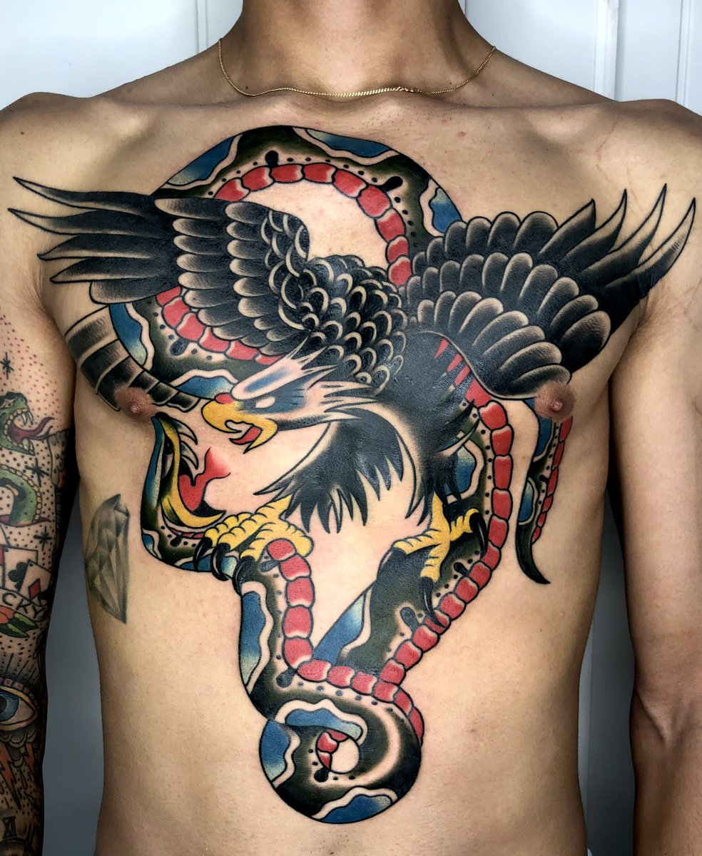 🦅🐍
Pd: ojalá todo el mundo se tatuara cosas así 🥲
