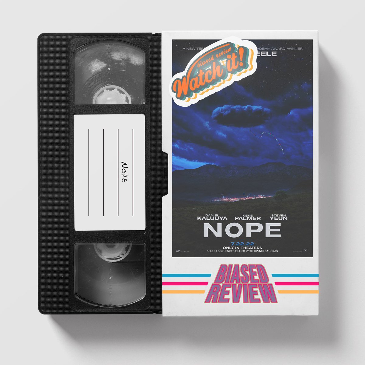 Biased Review gives #nope: Watch it! 👽 “Nope takes an original concept and incorporates heavier themes to create a diversely intense and nuanced film.” 🛸 Read the full review, by Ashley Simonds, on BiasedReview.com! #movie #film #jordanpeele #review
