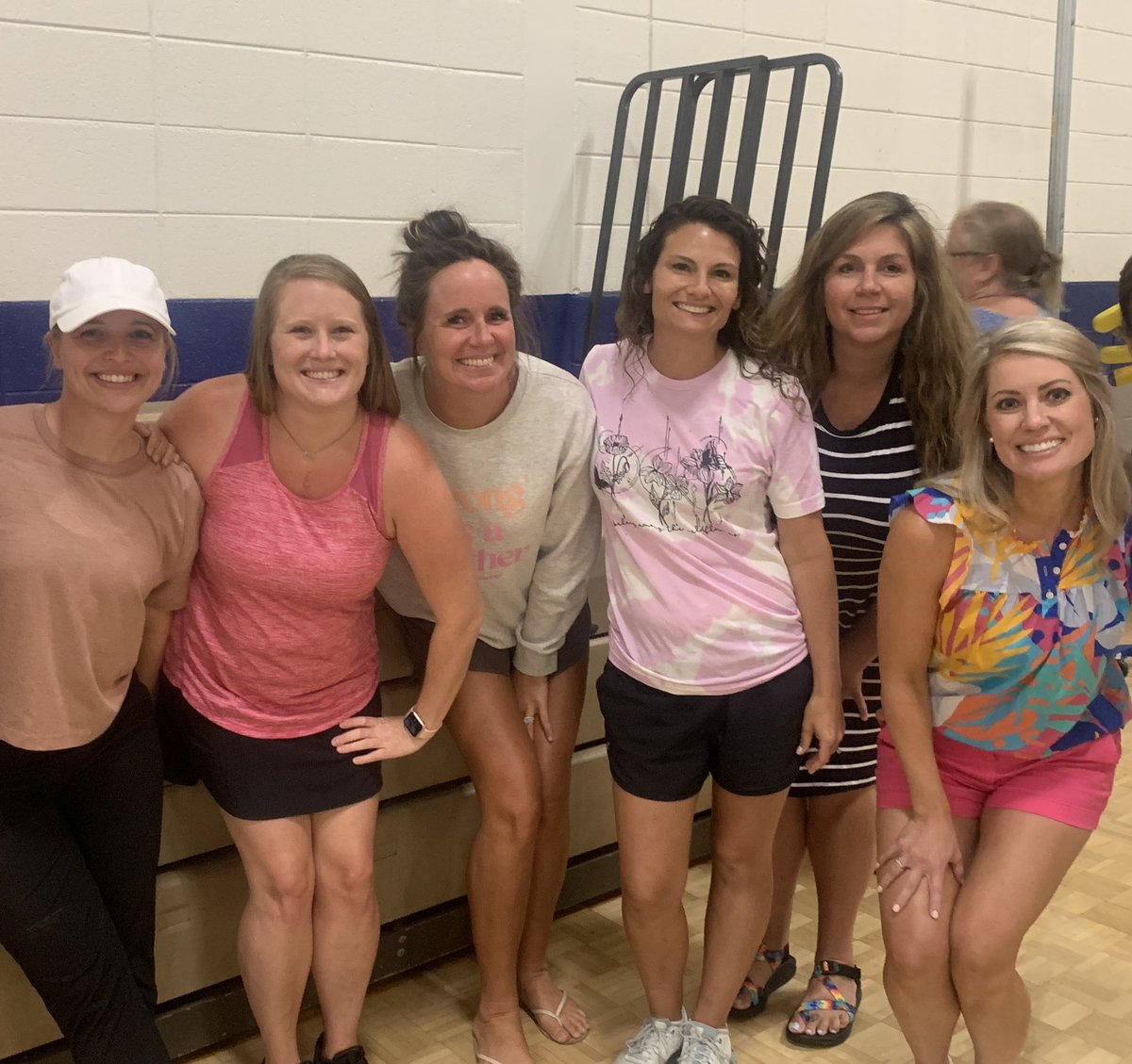 bascombbobcats's tweet photo. First day back for our faculty today! PTA provided a great start with breakfast, and we ended with a little team competition! #WeAreBascomb https://t.co/cIjMr7ks7r