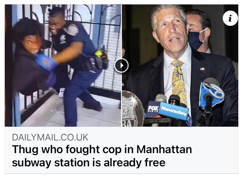 Thanks to Todd Kaminsky’s No Bail Law, this thug was back on the street hours after violently attacking &amp; choking a police officer. It’s time we replace Kaminsky and his failed bail law that set killers free. I’m running for Senate to do just that - b/c our safety depends on it!