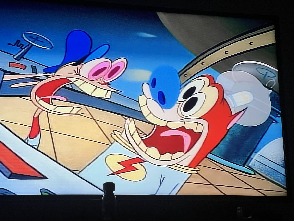 DargeKnight's tweet photo. Dinky Darge finally gone to sleep!
Now time for a drop of this absolute classic show!
#RenAndStimpy #LOG #Blammo https://t.co/MAJgb4GvMT