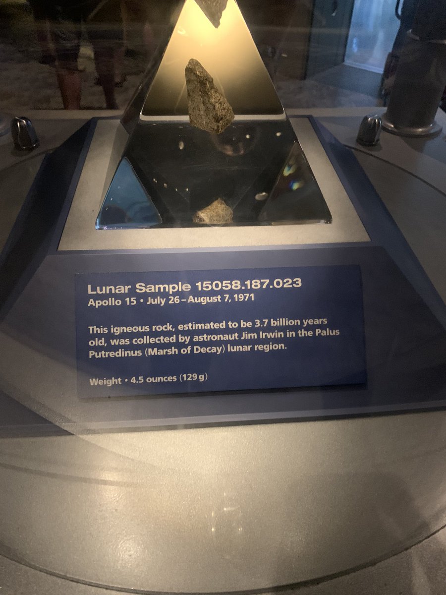 MillerSciTeach's tweet photo. MOON ROCKS AND REGOLITH ALL THE MOON ROCKS I LOVE MOON ROCKS AND MOON DUST (read: I know a lot about moon stuff thanks to @astroaddie letting me hang out and fly with the #strata2P project this year ✈️🤢)
@HistoryEd @NEH_Education #NEHSpaceCoast #NEHSummer https://t.co/U3AYmxj4za