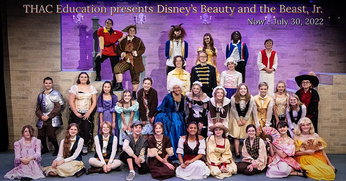 Our #ArtsEducation program's prod. of #Disney's "Beauty and the Beast, Jr." is up &amp; running! This morning we performed to a group of  200+ area students &amp; daycare center attendees. Six more chances to see these young stars shine! 
For tix: 303.794.2787 | TownHallArtsCenter.org/shows-events/e…