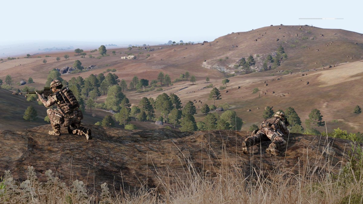 ark_arma's tweet photo. Images from our 23rd July #arma3 session. From operating as Finnish soldiers on Winter Cham, evading enemy fire on Rosche,  providing overwatch as Canadians on Altis and to finally blowing up stuff on Malden as RACS. #arma https://t.co/tdlNhTqZff