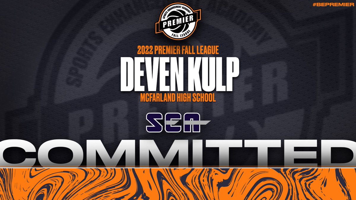 FallPremier's tweet photo. We are excited to Welcome Deven Kulp (@KulpDeven) from McFarland High School (@McFBasketball) to Session I of the 2022 Premier Fall League at @SEAFacilities!

Register HERE: https://t.co/OWsMBixGC3…

#BePremier https://t.co/kuyok875YP