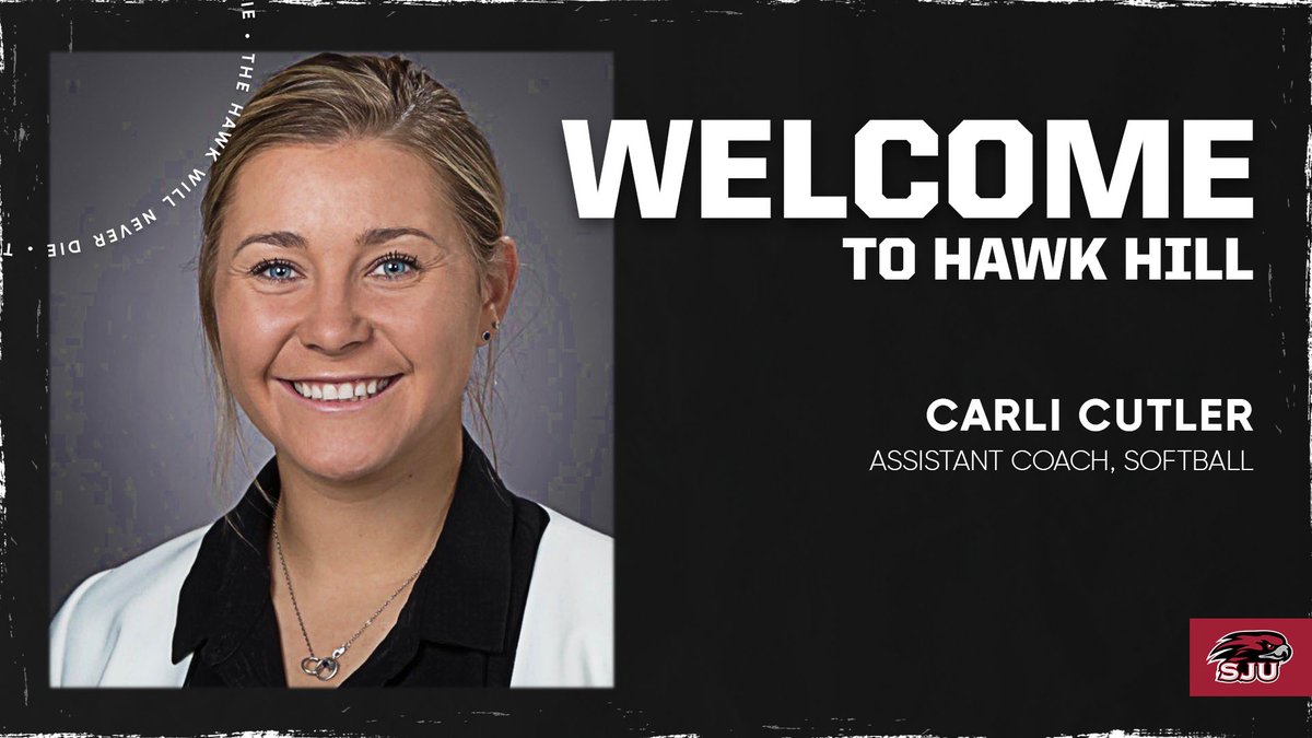 Welcome to Hawk Hill Coach Cutler‼️🥎 
#THWND

✍️ sjuhawks.com/news/2022/7/25…