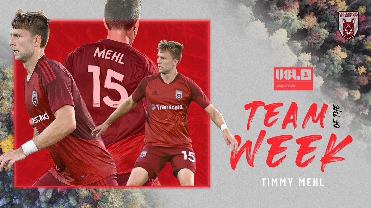 ChattRedWolves's tweet photo. A FOURTH @USLLeagueOne Team of the Week appearance for Timmy Mehl 🤩🤩🤩🤩
The man cannot be stopped 👏
#DaleTimmy https://t.co/117zovJ6DE