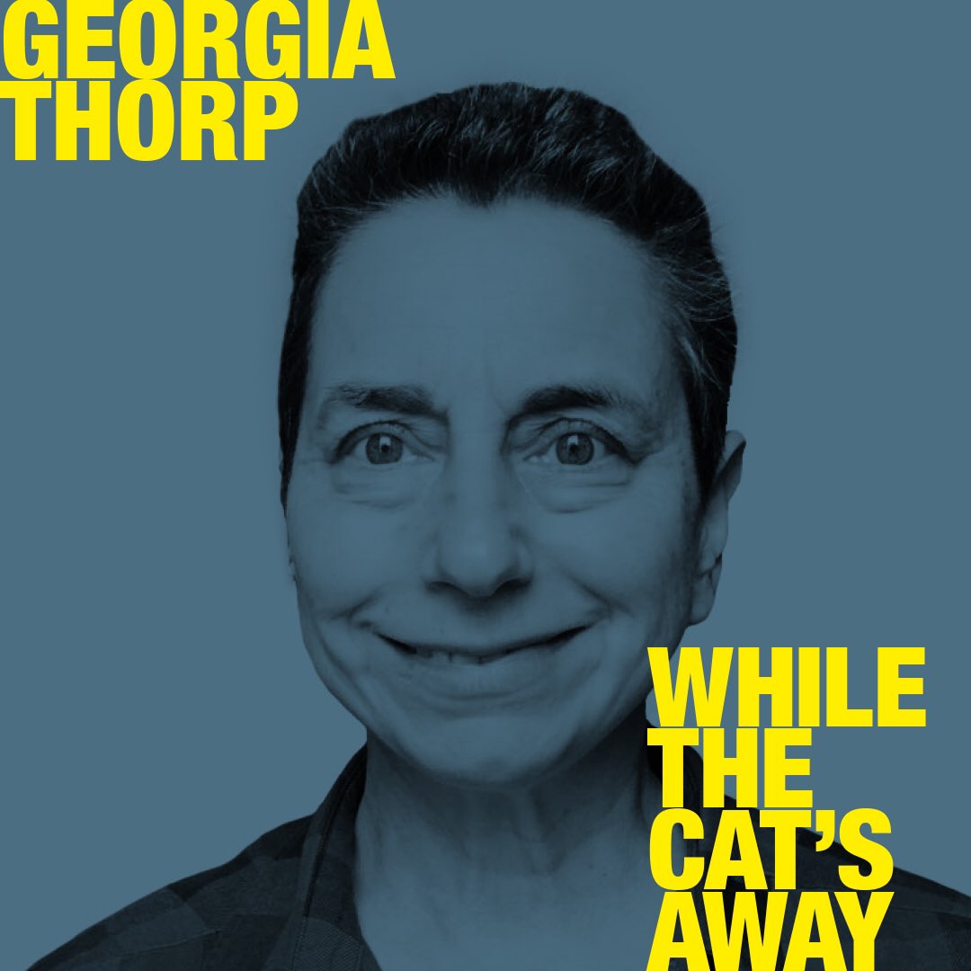 Our MC for WHILE THE CAT’S AWAY is the hilarious <a href="/georgiathorp100/">Georgia Thorp</a> 

Making sure the show runs smoothly and the mice play nicely (while the cat’s away, geddit?)

🐈➡️🐁🐁🐁

See you on Sunday August 7th
at The Bill Murray 7:30pm