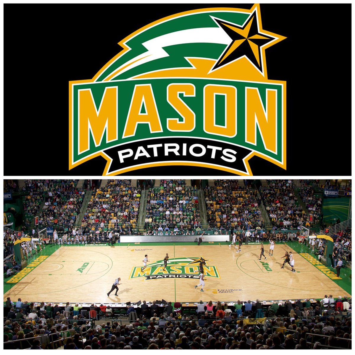 After a great talk with Coach English @Englishscope24, I am blessed to receive an offer from the university of George Mason💚💛.