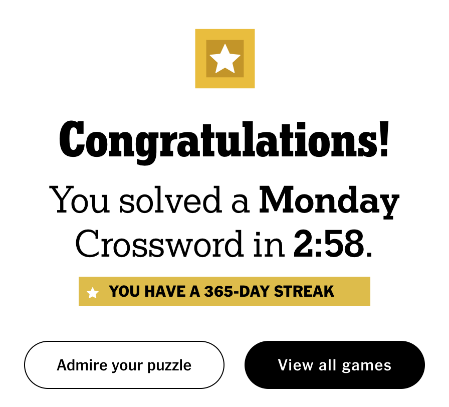 ds_malone's tweet photo. Wish it had landed on a more exciting day than Monday, but I'll take my first one-year streak however I can get it. https://t.co/NKNJikNSOJ