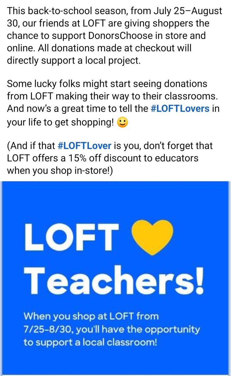 Mrs_Al_13's tweet photo. And this is why 99% off my work wardrobe is from @LOFT #LoftLovers #LoftLover #donorschoose https://t.co/0pmJf3s6UC https://t.co/ZiD6XFhy6s