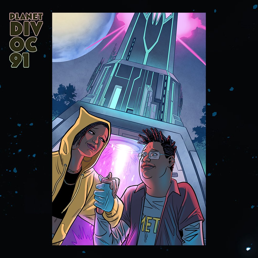 Teamwork makes the dream work! ✨

Sanda and Champo know that working together is the best way to change the future. 🚀🌍

See what they can achieve. Pre-order your copy of Planet Divoc-91 now. 
velocitypress.uk/product/planet…

🎨 by James Devlin