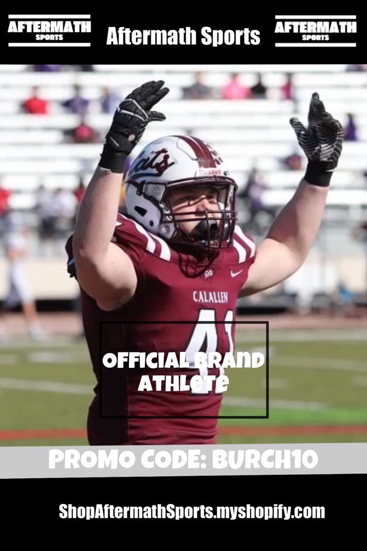 Williamburch41's tweet photo. Honored to be teamed up with @aftermath.sports 💯 Use code “BURCH10” and cop some heat for this upcoming season 🥷🏻 ⭐️ https://t.co/s33aF8ZiyH