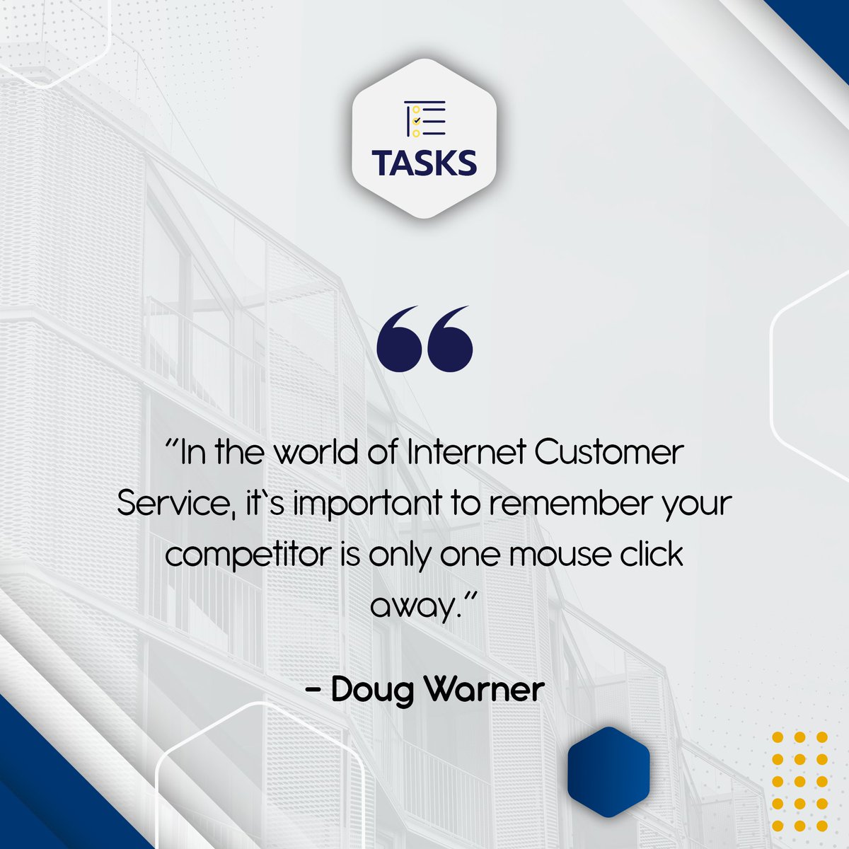 WorkHubTasks's tweet image. "In the world of Internet Customer Service, it’s important to remember your competitor is only one mouse click away." - Doug Warner
#WorkHubTasks #MondayMotivation #HelpdeskTicketingSystem #TaskManagementSoftware #Helpdesk #TicketManagment #CustomerService #CustomerEngagement