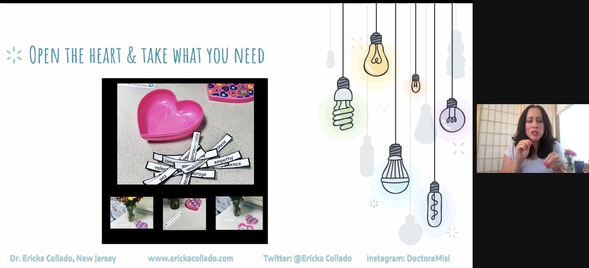 What a sweet idea from <a href="/ErickaCollado/">Dr. Ericka Collado</a> ! Take what you need. #nnellsummit22 #earlylang #langchat