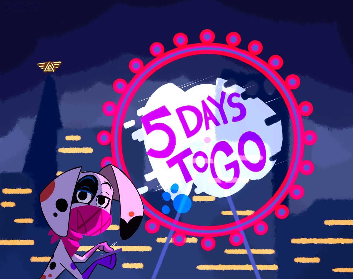 Whitewolf20XX's tweet photo. 5 Days until the 101 Dalmatian Street Trending Party on July 30th

Da Vinci wasn't keen on the boring Albion propaganda covering the London Eye so she changed it to something a little more her style

#101DalmatianStreet #Save101DalmatianStreet #101TrendingParty #WatchDogsLegion https://t.co/nu7FsVT51o