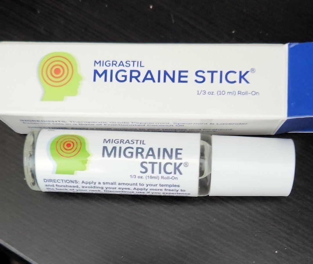 pajohnso's tweet photo. @ClaudetteGGibs1 I was skeptical but this seems to work as well as my usual 2 Excedrin Migraine pills. Just apply it as soon as you'd take the Excedrin. I'm a believer. Good luck! https://t.co/IBY8CRLe6K