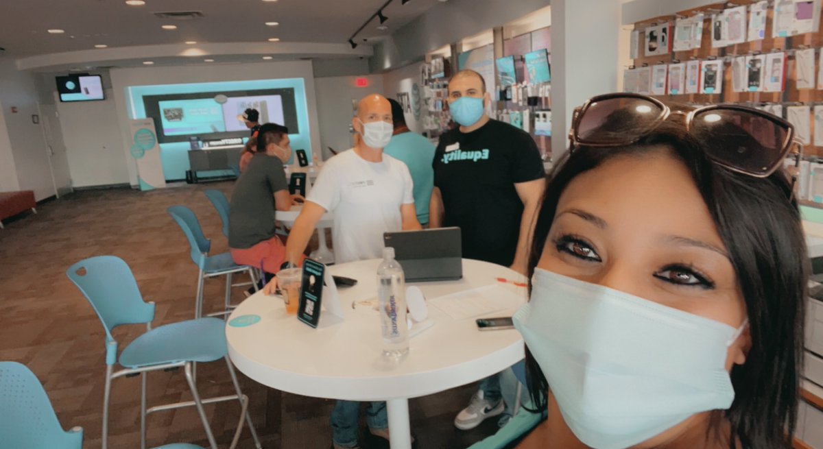 tiffanyjenkins_'s tweet photo. @RyanFavor1 and I hanging out with @islamabouali and #TheGreene trying to hit the #75Plus #Firstnet!! #WinAsONE #LifeAtATT #SharkTANK @keroninc https://t.co/h8gZz9r60l