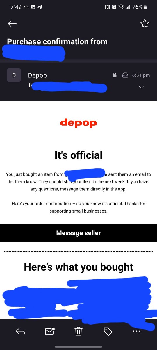 pseudobacon's tweet photo. So I make a purchase on @depop and after my money gets taken my account gets immediately suspended? Not cool https://t.co/5qktvQgG2u