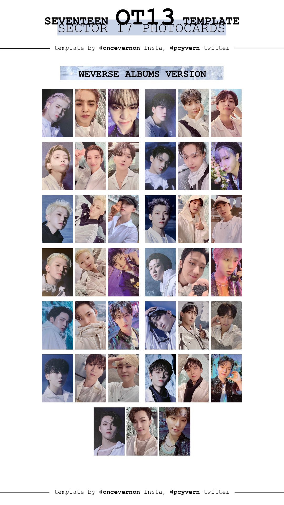 seventeen sector17 weverse 特典 コンプ コンプリート WTT